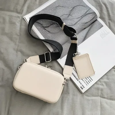 SHOULDER CASUAL ZIPPER CLOSURE BAG
